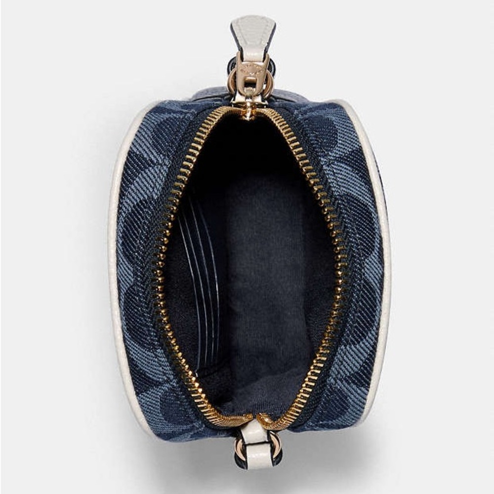 Coach North/South Crossbody In Signature Jacquard denim style - Picture 3 of 14